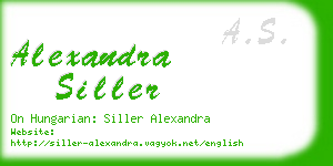 alexandra siller business card